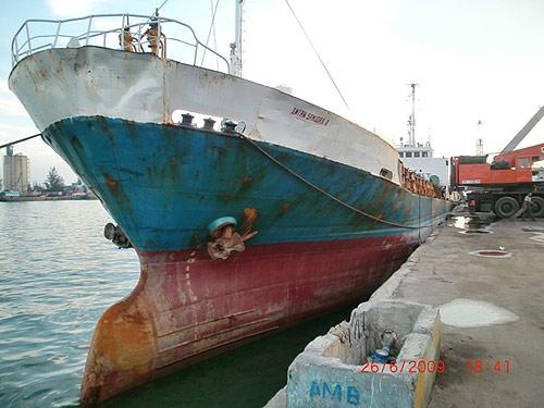 MV Intan Samudera 8, Singapore to Zamrud